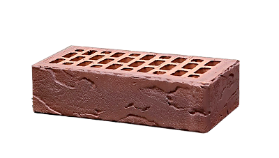 Картинка Кирпич - Облицовочный кирпич Облицовочный Одинарный : М-150 размером 120x250x65. Цвет коричневый, производство Воротынский кирпичный завод 